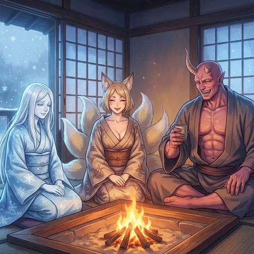 Snowed In At The Onsen